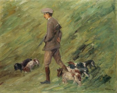 Jager in de duinen door Max Liebermann